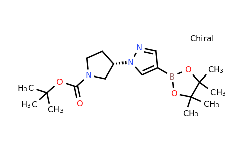 CAS 1175273-55-8 | tert-butyl (3S)-3-[4-(tetramethyl-1,3,2-dioxaborolan-2-yl)-1H-pyrazol-1-yl]pyrrolidine-1-carboxylate
