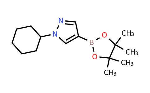 CAS 1175275-00-9 | 1-cyclohexyl-4-(tetramethyl-1,3,2-dioxaborolan-2-yl)-1H-pyrazole