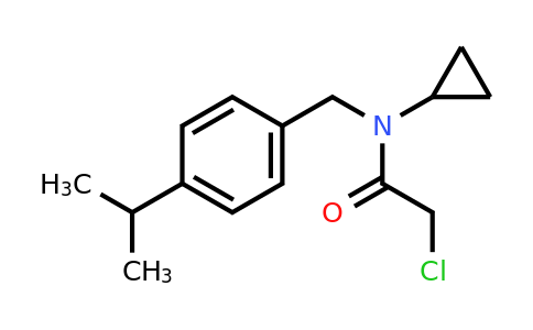 CAS 1175648-47-1 | 2-Chloro-N-cyclopropyl-N-{[4-(propan-2-yl)phenyl]methyl}acetamide