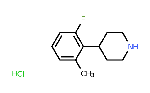CAS 1175689-35-6 | 4-(2-fluoro-6-methylphenyl)piperidine hydrochloride