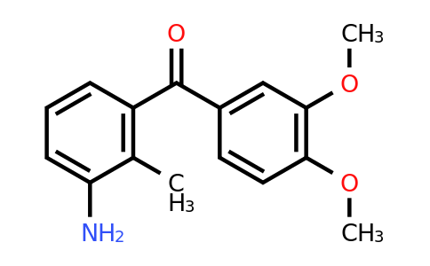CAS 1175743-01-7 | (3-Amino-2-methylphenyl)(3,4-dimethoxyphenyl)methanone