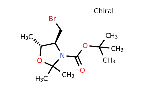 CAS 1175888-09-1 | tert-Butyl (4S,5R)-4-(bromomethyl)-2,2,5-trimethyl-1,3-oxazolidine-3-carboxylate