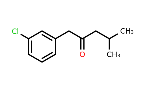 CAS 1175909-18-8 | 1-(3-Chlorophenyl)-4-methylpentan-2-one