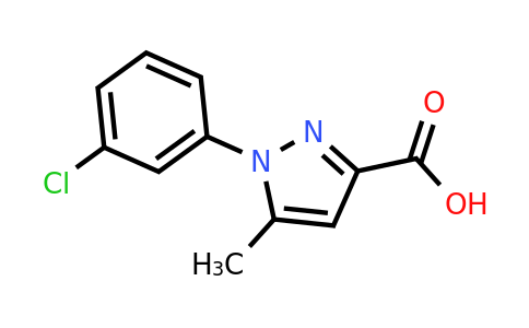 CAS 1175972-08-3 | 1-(3-chlorophenyl)-5-methyl-1H-pyrazole-3-carboxylic acid