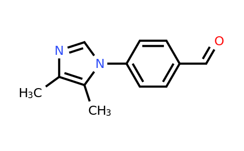 CAS 117606-93-6 | 4-(4,5-dimethyl-1H-imidazol-1-yl)benzaldehyde