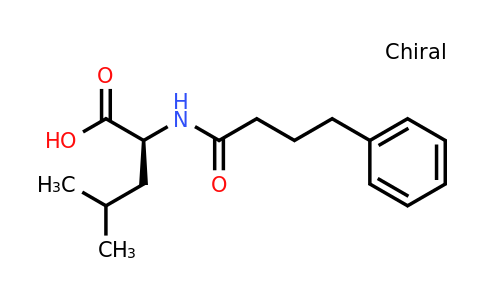 CAS 117611-45-7 | (2S)-4-methyl-2-(4-phenylbutanamido)pentanoic acid