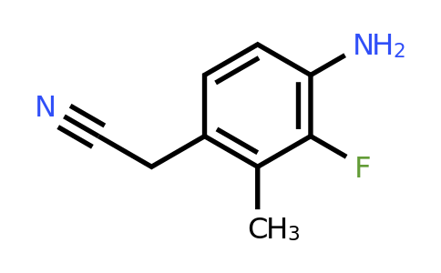 CAS 1176335-27-5 | 2-(4-Amino-3-fluoro-2-methylphenyl)acetonitrile