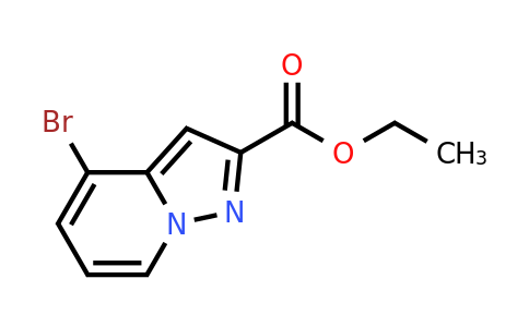 CAS 1176413-45-8 | Ethyl 4-bromopyrazolo[1,5-A]pyridine-2-carboxylate