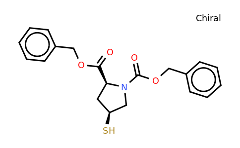 CAS 1176446-09-5 | (2S,4S)-1-N-Cbz-4-mercaptopyrrolidine-2-carboxylic acid benzyl ester