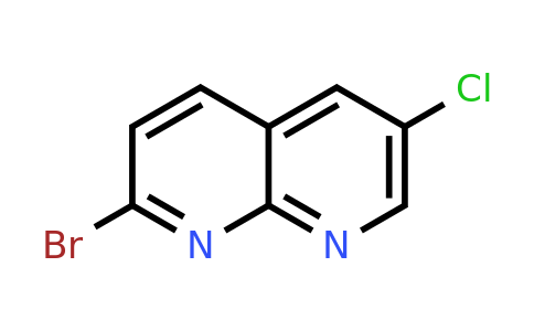 CAS 1176470-56-6 | 2-Bromo-6-chloro-1,8-naphthyridine