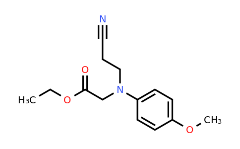 CAS 117652-36-5 | Ethyl 2-[(2-cyanoethyl)(4-methoxyphenyl)amino]acetate