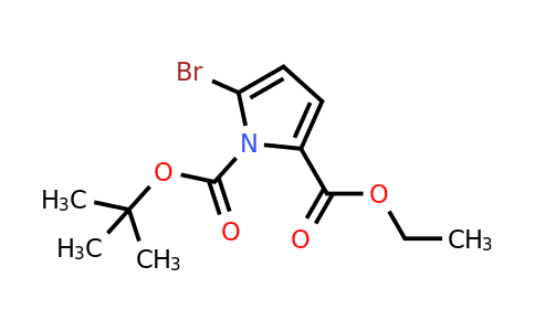 CAS 117657-42-8 | 1-tert-Butyl 2-ethyl 5-bromo-1H-pyrrole-1,2-dicarboxylate