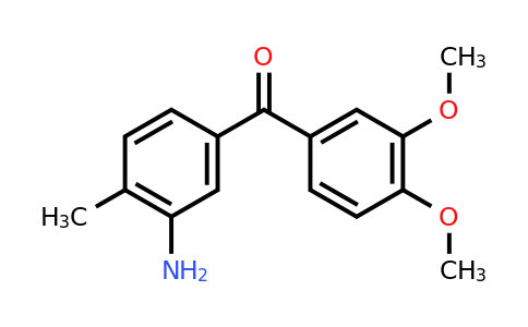 CAS 1176617-34-7 | (3-Amino-4-methylphenyl)(3,4-dimethoxyphenyl)methanone