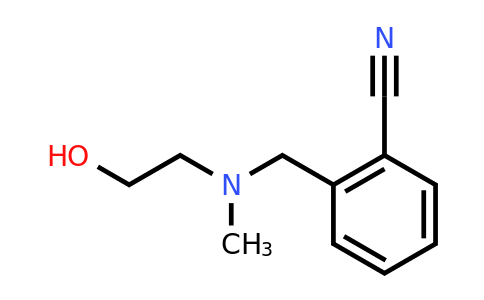 CAS 1176666-99-1 | 2-(((2-Hydroxyethyl)(methyl)amino)methyl)benzonitrile