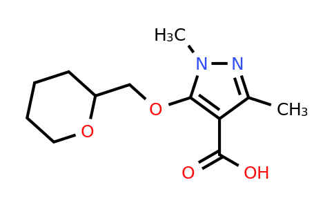 CAS 1177279-41-2 | 1,3-dimethyl-5-[(oxan-2-yl)methoxy]-1H-pyrazole-4-carboxylic acid
