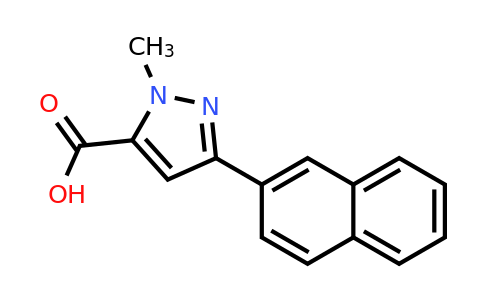 CAS 1177331-73-5 | 2-methyl-5-(2-naphthyl)pyrazole-3-carboxylic acid