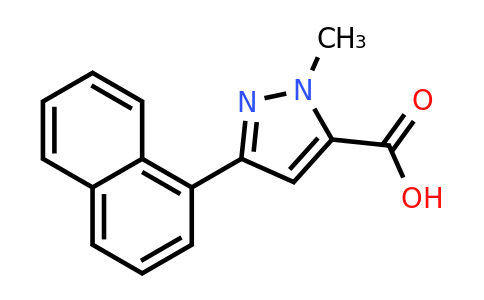 CAS 1177347-48-6 | 1-methyl-3-(1-naphthyl)-1{H}-pyrazole-5-carboxylic acid