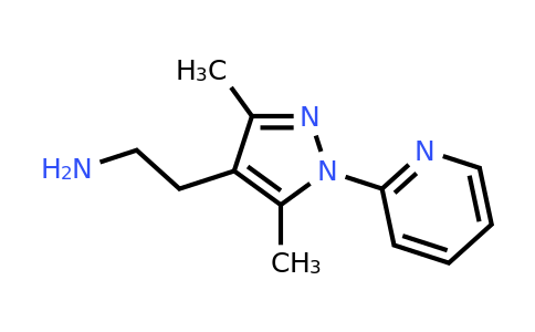 CAS 1177355-64-4 | 2-[3,5-dimethyl-1-(2-pyridyl)pyrazol-4-yl]ethanamine