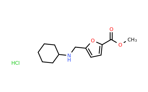 CAS 1177359-29-3 | Methyl 5-((cyclohexylamino)methyl)furan-2-carboxylate hydrochloride