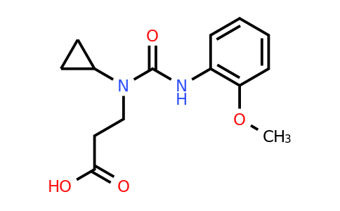 CAS 1178064-88-4 | 3-{cyclopropyl[(2-methoxyphenyl)carbamoyl]amino}propanoic acid