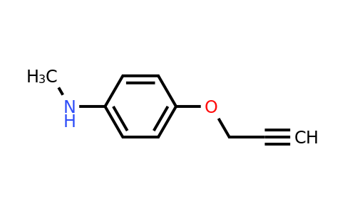CAS 1178112-51-0 | N-Methyl-4-(prop-2-yn-1-yloxy)aniline