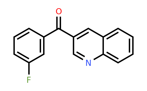 CAS 1178138-96-9 | (3-Fluorophenyl)(quinolin-3-yl)methanone