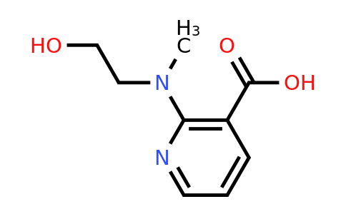 CAS 1178225-36-9 | 2-((2-Hydroxyethyl)(methyl)amino)nicotinic acid