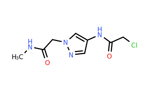 CAS 1178226-80-6 | 2-Chloro-N-{1-[(methylcarbamoyl)methyl]-1H-pyrazol-4-yl}acetamide