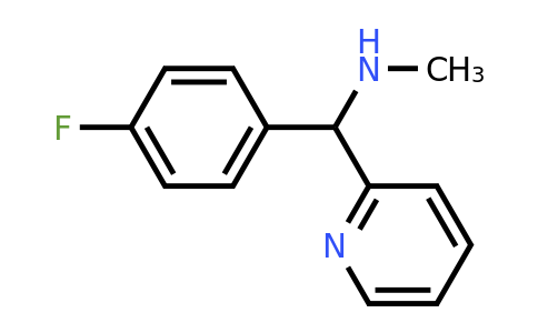 CAS 1178233-16-3 | [(4-Fluorophenyl)(pyridin-2-yl)methyl](methyl)amine