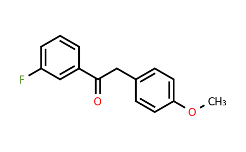 CAS 1178253-26-3 | 1-(3-fluorophenyl)-2-(4-methoxyphenyl)ethan-1-one