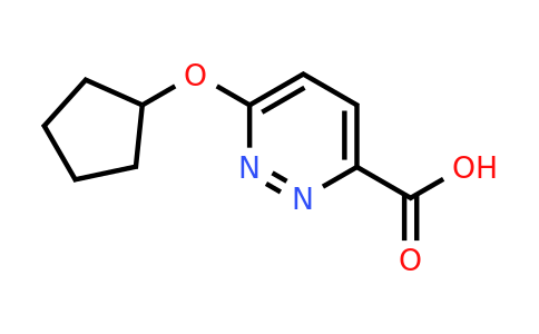 CAS 1178265-21-8 | 6-(Cyclopentyloxy)pyridazine-3-carboxylic acid