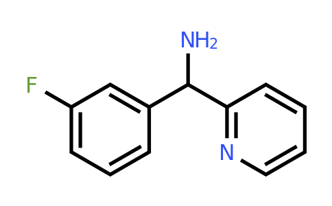 CAS 1178292-62-0 | (3-fluorophenyl)(pyridin-2-yl)methanamine