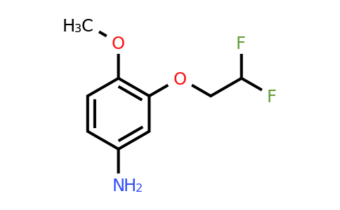 CAS 1178296-47-3 | 3-(2,2-Difluoroethoxy)-4-methoxyaniline
