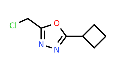 CAS 1178318-62-1 | 2-(Chloromethyl)-5-cyclobutyl-1,3,4-oxadiazole