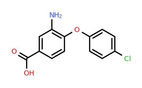 CAS 1178359-99-3 | 3-Amino-4-(4-chlorophenoxy)benzoic acid