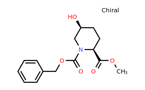 CAS 117836-26-7 | 1-benzyl 2-methyl (2S,5S)-5-hydroxypiperidine-1,2-dicarboxylate