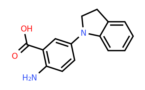 CAS 1178442-98-2 | 2-amino-5-(2,3-dihydro-1H-indol-1-yl)benzoic acid