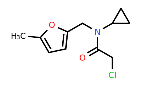 CAS 1178451-87-0 | 2-Chloro-N-cyclopropyl-N-[(5-methylfuran-2-yl)methyl]acetamide