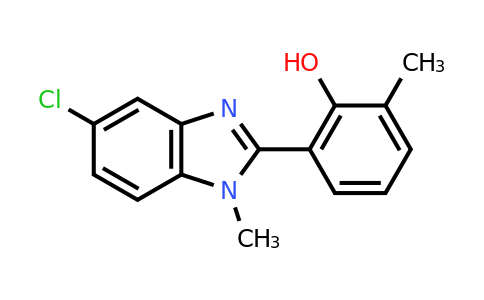 CAS 1178510-11-6 | 2-(5-chloro-1-methyl-1H-1,3-benzodiazol-2-yl)-6-methylphenol