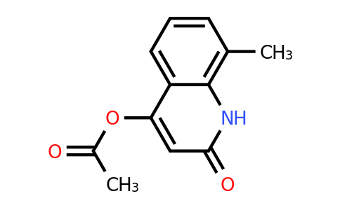 CAS 117863-40-8 | 8-Methyl-2-oxo-1,2-dihydroquinolin-4-yl acetate