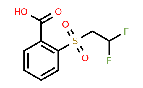 CAS 1178636-79-7 | 2-(2,2-Difluoroethanesulfonyl)benzoic acid