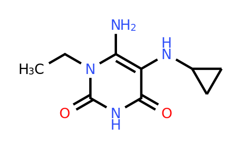 CAS 1178638-55-5 | 6-Amino-5-(cyclopropylamino)-1-ethylpyrimidine-2,4(1H,3H)-dione