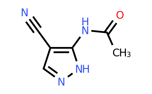 CAS 117868-30-1 | N-(4-cyano-1H-pyrazol-5-yl)acetamide