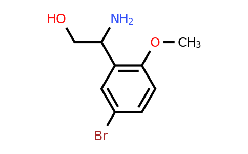CAS 1178727-53-1 | 2-amino-2-(5-bromo-2-methoxyphenyl)ethan-1-ol