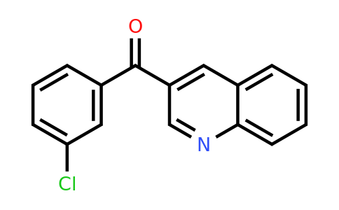 CAS 1178743-28-6 | (3-Chlorophenyl)(quinolin-3-yl)methanone