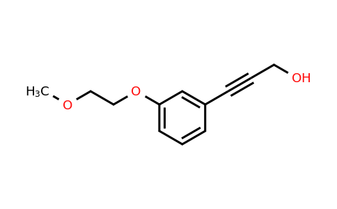 CAS 1178764-00-5 | 3-[3-(2-methoxyethoxy)phenyl]prop-2-yn-1-ol