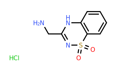 CAS 117879-59-1 | 3-(aminomethyl)-4H-1lambda6,2,4-benzothiadiazine-1,1-dione hydrochloride
