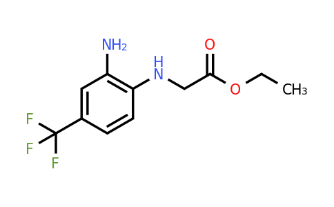 CAS 1178799-62-6 | Ethyl 2-{[2-amino-4-(trifluoromethyl)phenyl]amino}acetate