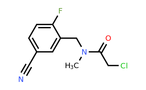 CAS 1178818-50-2 | 2-Chloro-N-[(5-cyano-2-fluorophenyl)methyl]-N-methylacetamide
