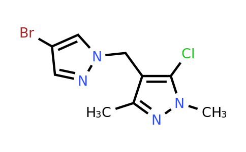 CAS 1178837-32-5 | 4-[(4-bromo-1H-pyrazol-1-yl)methyl]-5-chloro-1,3-dimethyl-1H-pyrazole